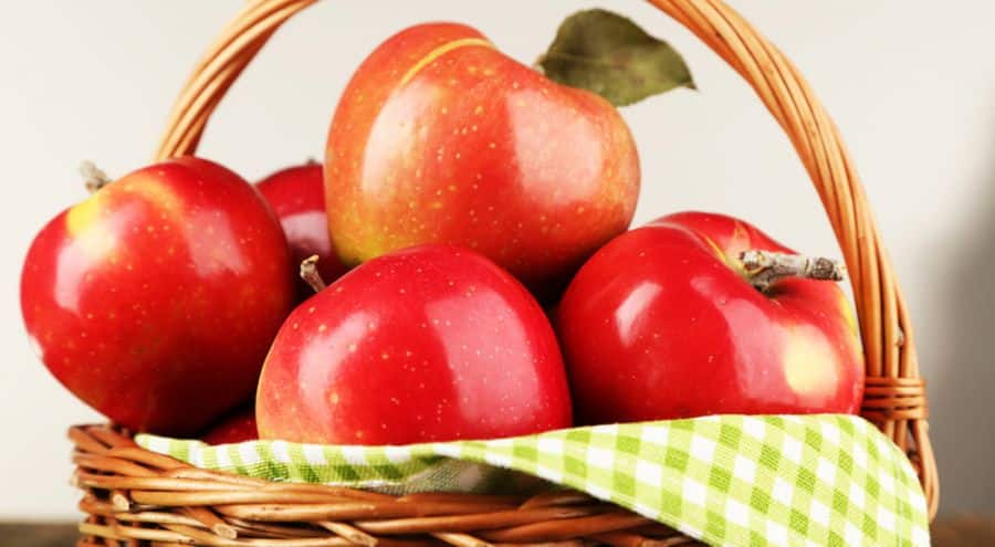 Pommes riches en nutriments