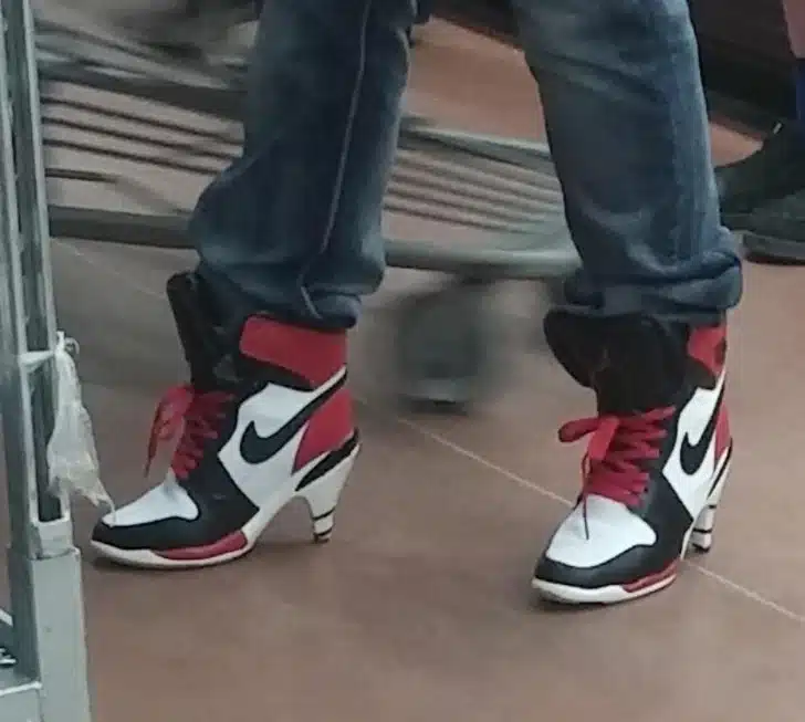 Baskets à talons