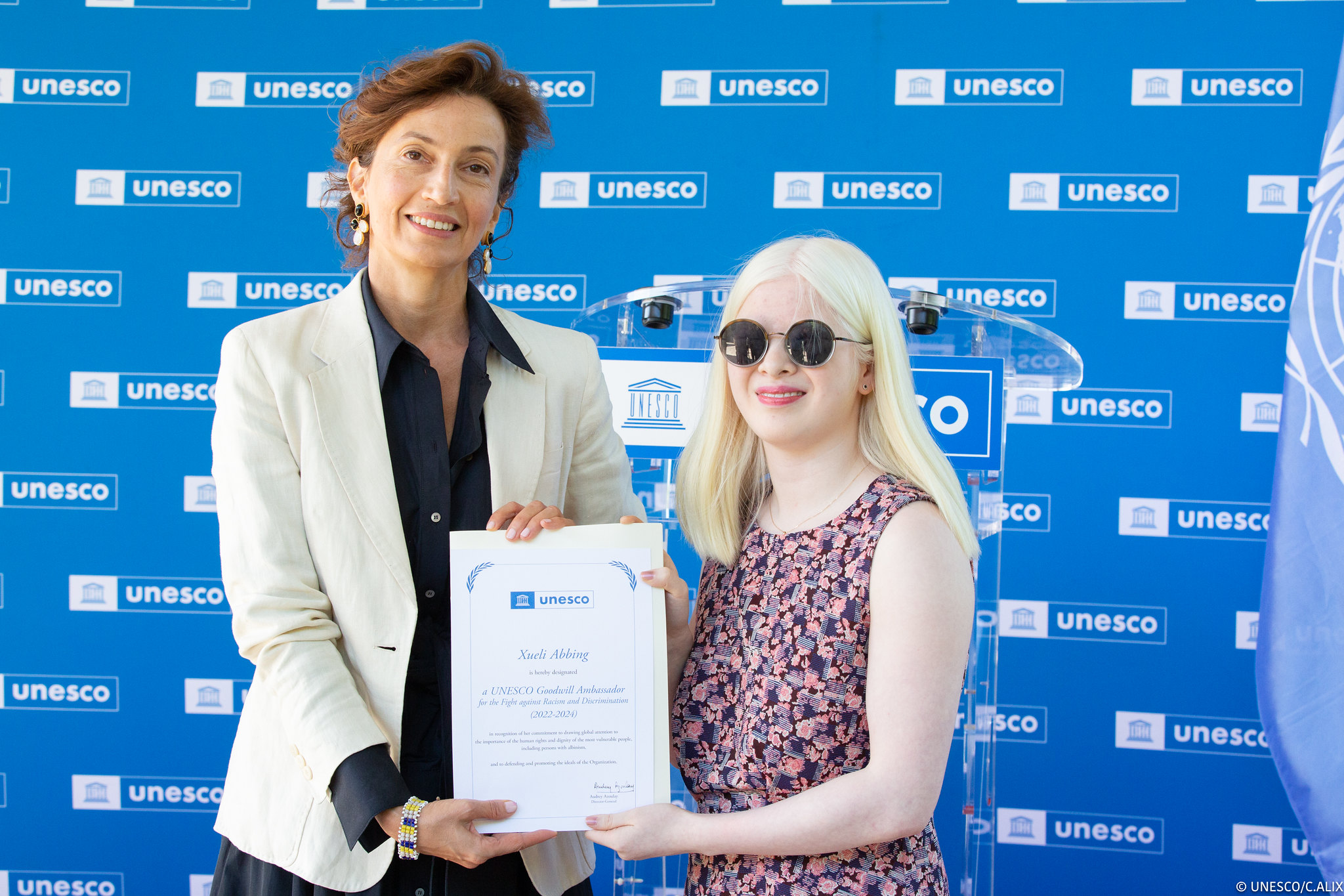 Portrait de Xueli mettant en valeur sa beauté unique