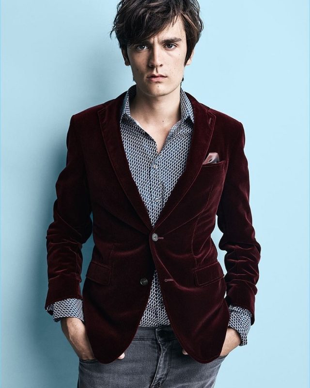 Alain-Fabien Delon en séance photo mode