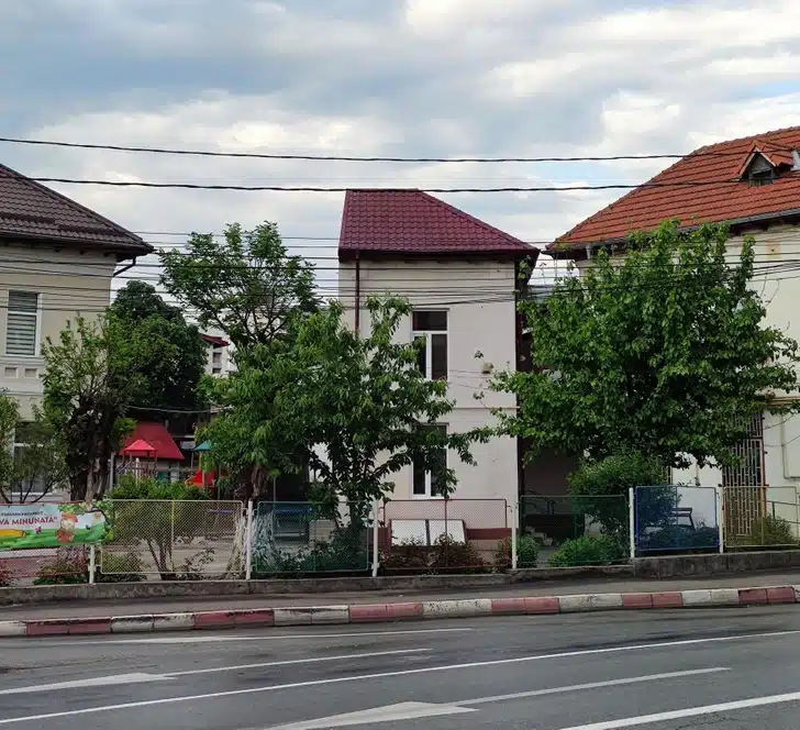Maison coupée en deux