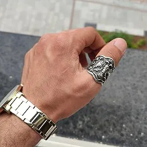 Bague de pouce masculine moderne