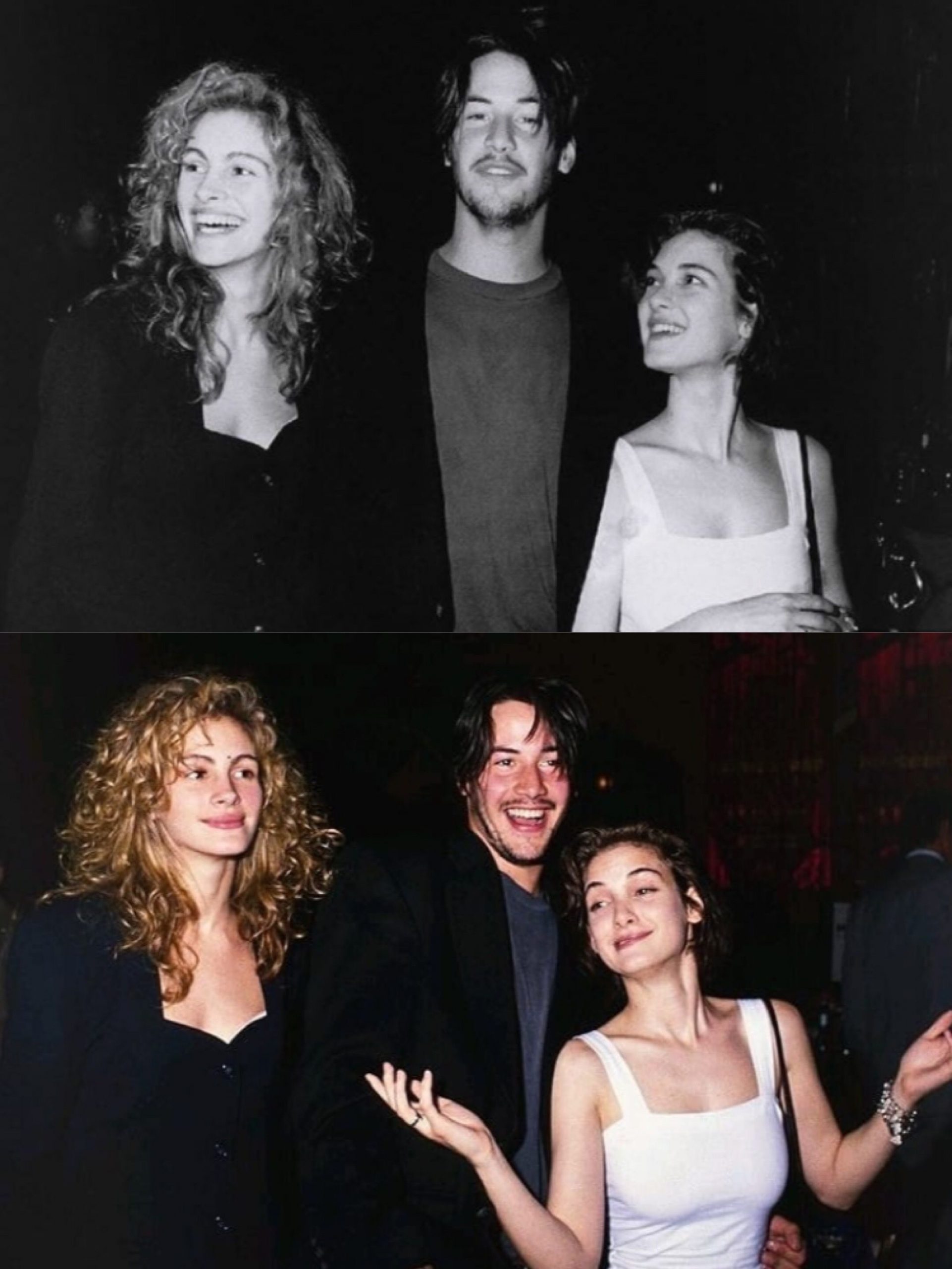 Winona Ryder jeune, regard intense et style singulier