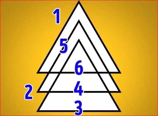 Solution avec triangles mis en évidence