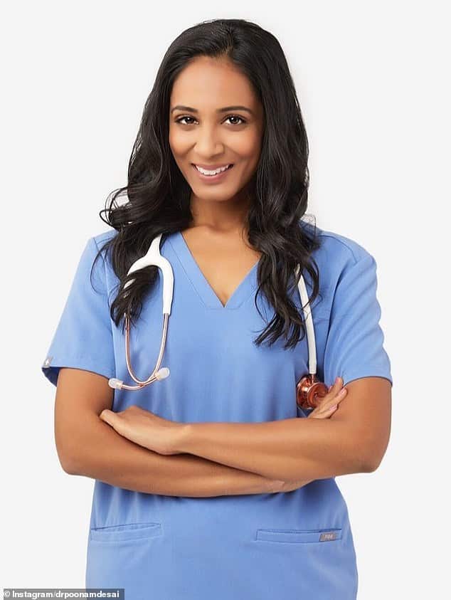 Dr Poonam Desai expliquant ses choix santé