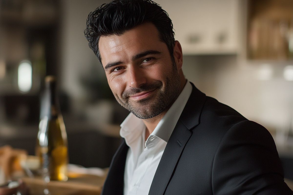 Homme d'affaires surpris