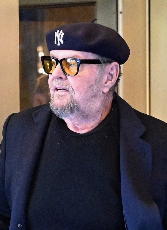 Portrait de Jack Nicholson avec une expression intense