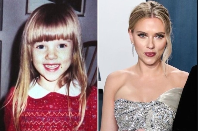 Scarlett Johansson enfant sérieuse