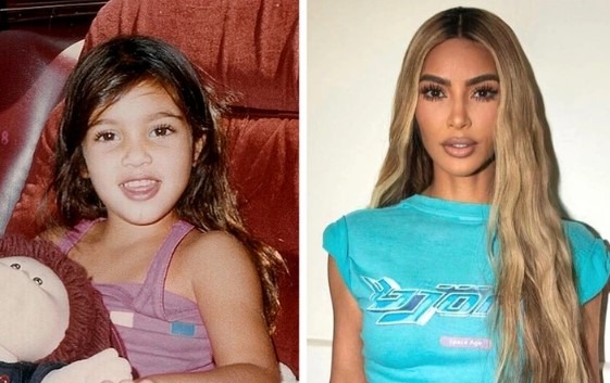 Kim Kardashian petite fille sage