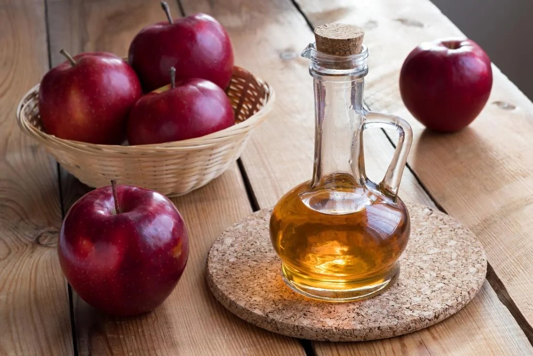 Bouteille de vinaigre de cidre