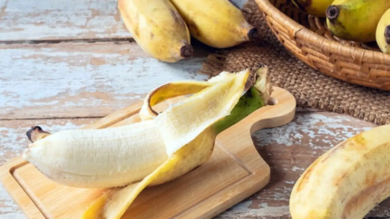 Peau de banane utilisée en soin