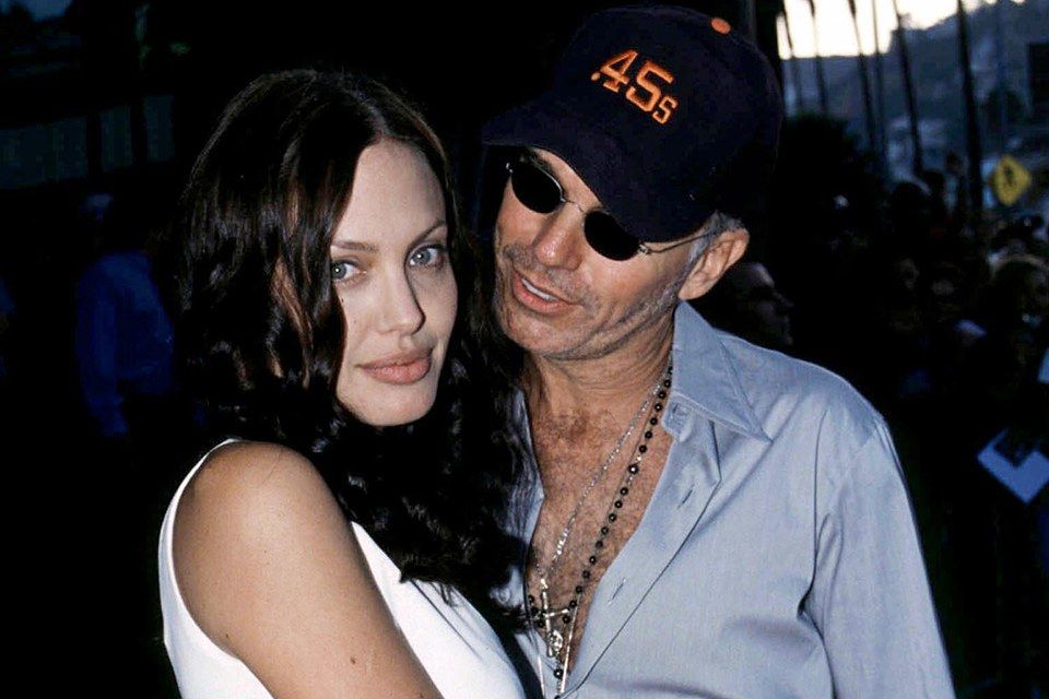 Billy Bob Thornton et Angelina Jolie lors de leur mariage