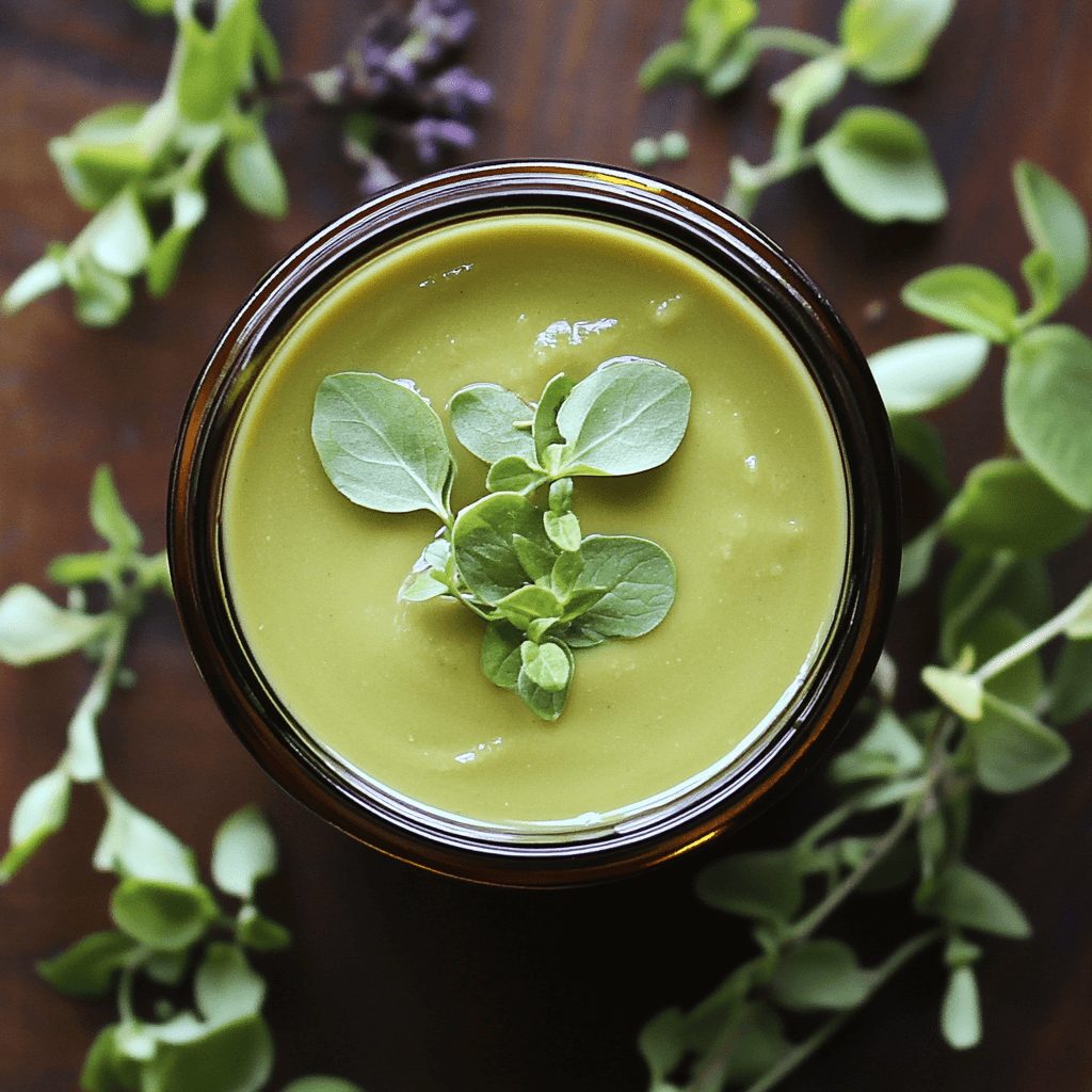 Ingrédients pour la préparation de crème au pourpier maison