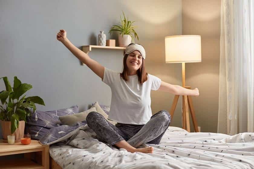 Personne se réveillant en forme