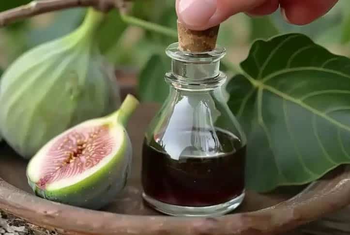 Figues fraîches et sève de figue