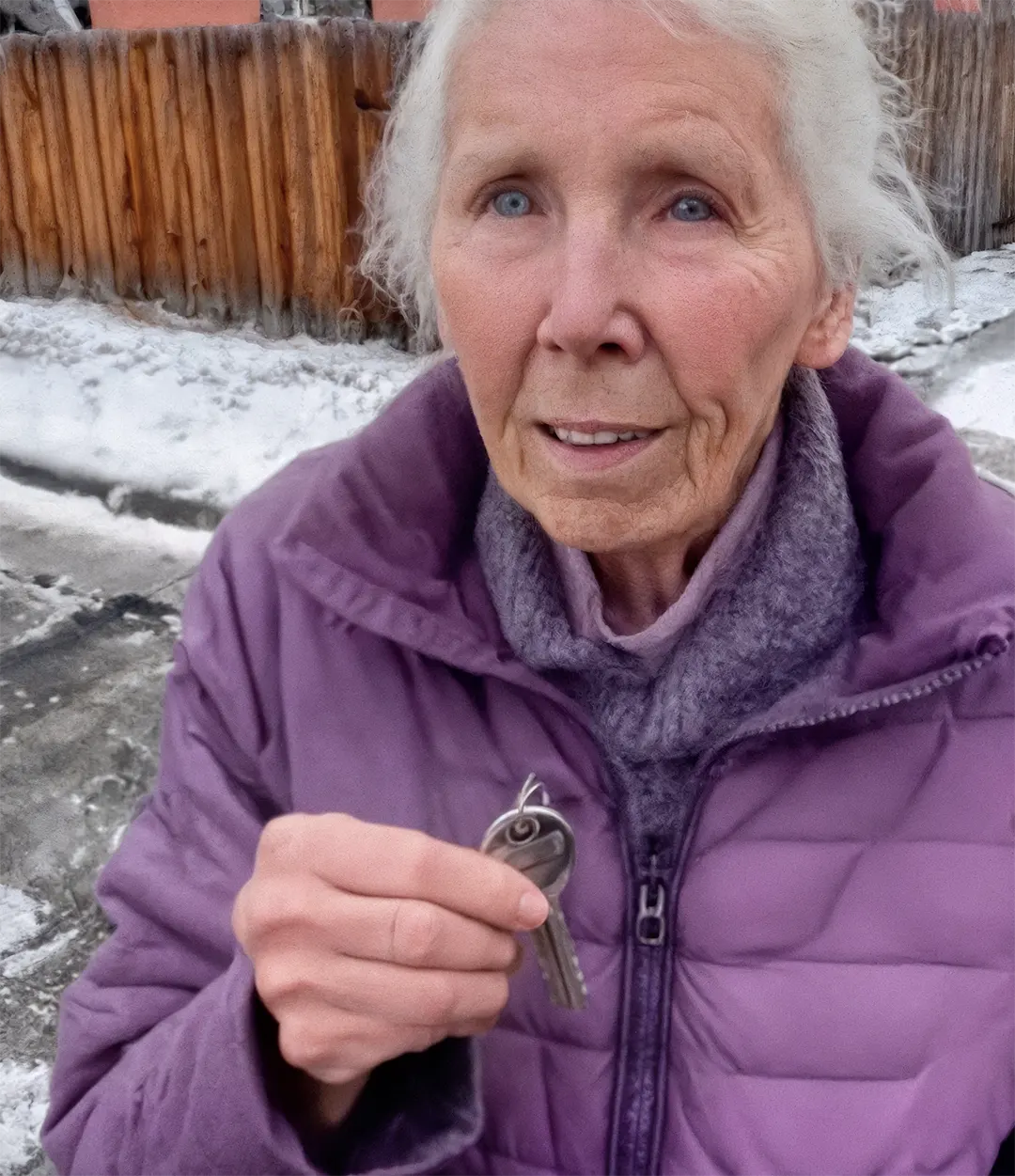 Femme regardant par une fenêtre, l'air pensif