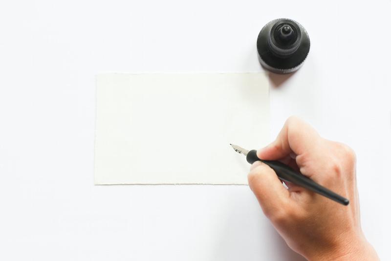 Lettre de motivation manuscrite