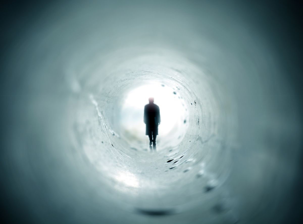 Illustration d'une expérience de mort imminente