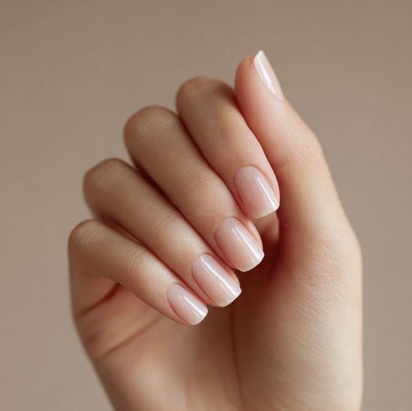 Mains aux ongles soignés et cuticules hydratées