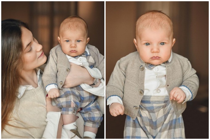 Bera tenant son fils Beruka, tendresse et complicité entre le père et l'enfant