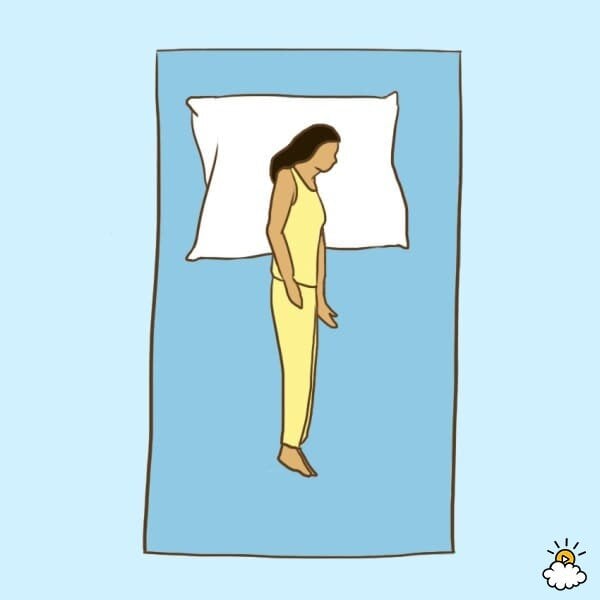 Illustration montrant l'estomac et pourquoi il vaut mieux dormir sur le côté gauche contre les brûlures