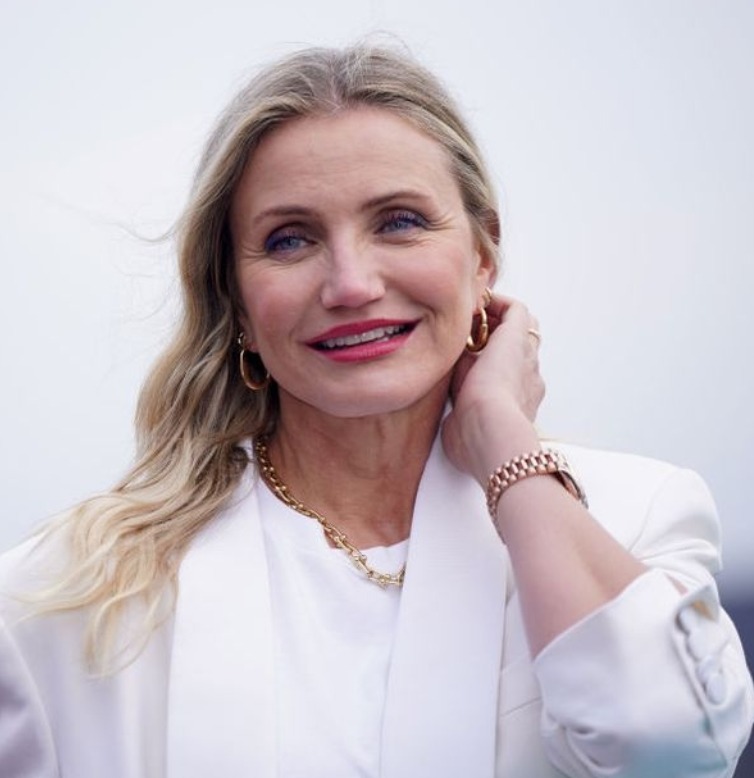 Cameron Diaz actuelle, naturelle et souriante